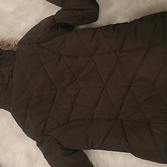 Cecilia Classics Size M Brown Puffy Coat - Picture 7 of 7